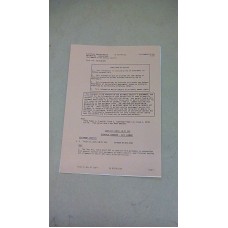 CLANSMAN TEST KIT RADIO RT320 TECHNICAL HANDBOOK DATA SUMMARY